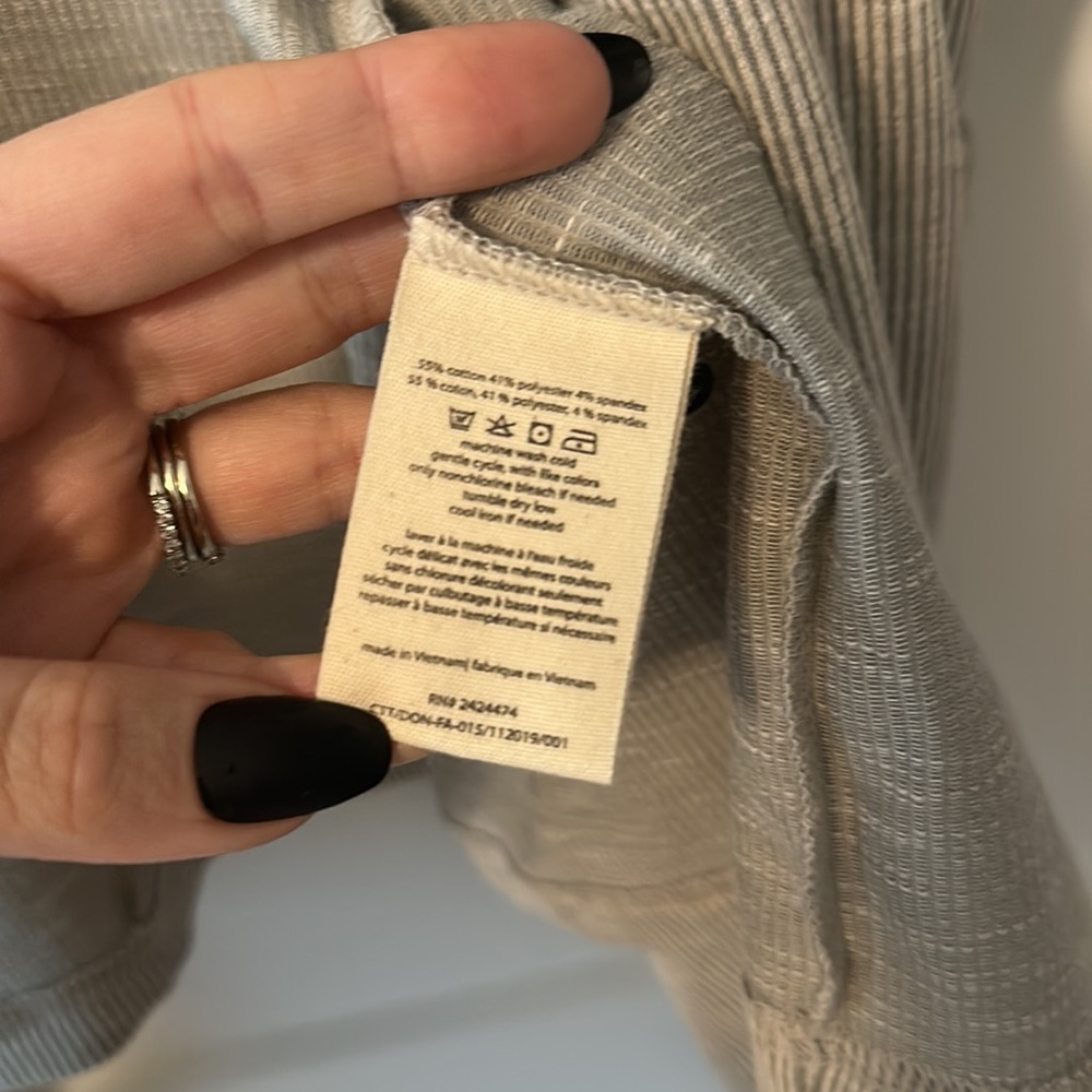 Donni Ribbed Open Front Cardigan - Picture 4 of 4